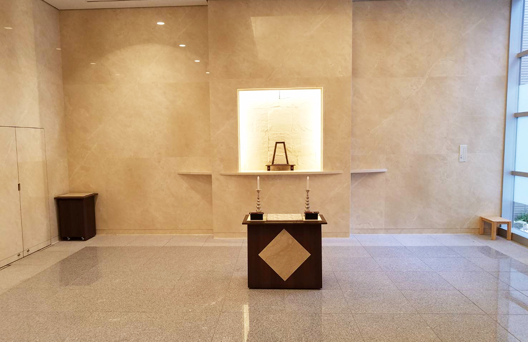 河内長野市営斎場／お別れ室（入炉）