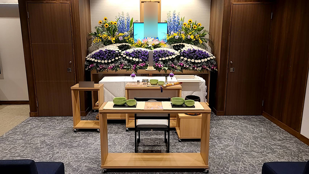 2023年4月30日 熊取ホール 家族葬プラン 親族19名 熊取町営斎場入場
