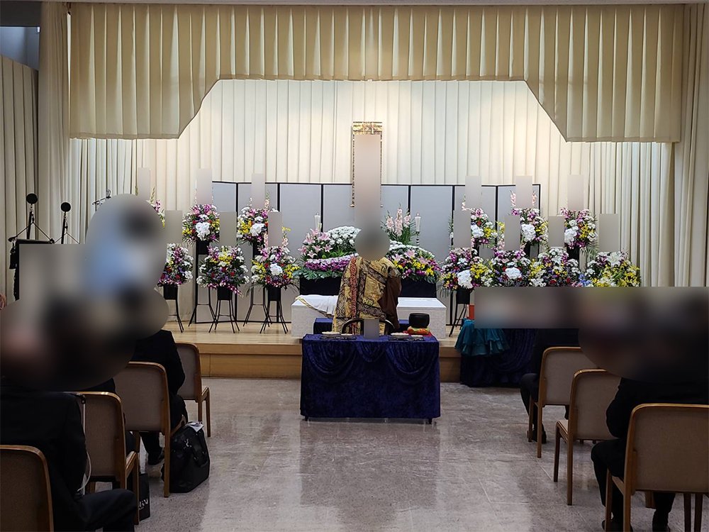 2023年6月10日 堺市立斎場 第2式場 一般葬 親族12名 一般30名 仏式