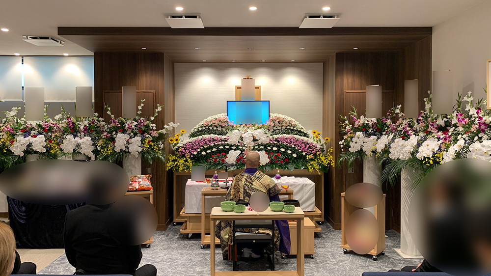 2023年6月25日 熊取ホール 家族葬 特別プラン 親族18名 熊取町営斎場に入場