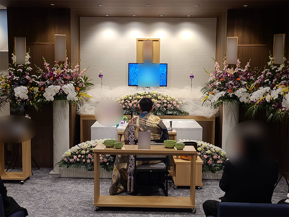 2023年9月6日 熊取ホール 家族葬 親族19名 仏式 熊取町営斎場入場