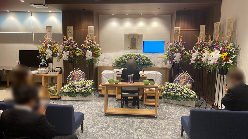 2023年11月28日 熊取ホール 家族葬プラン 親族・友人24名 岸和田市立斎場入場