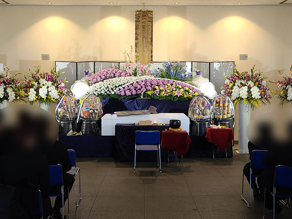 2023年12月23日 大阪市立瓜破斎場 家族葬 親族30名 仏式
