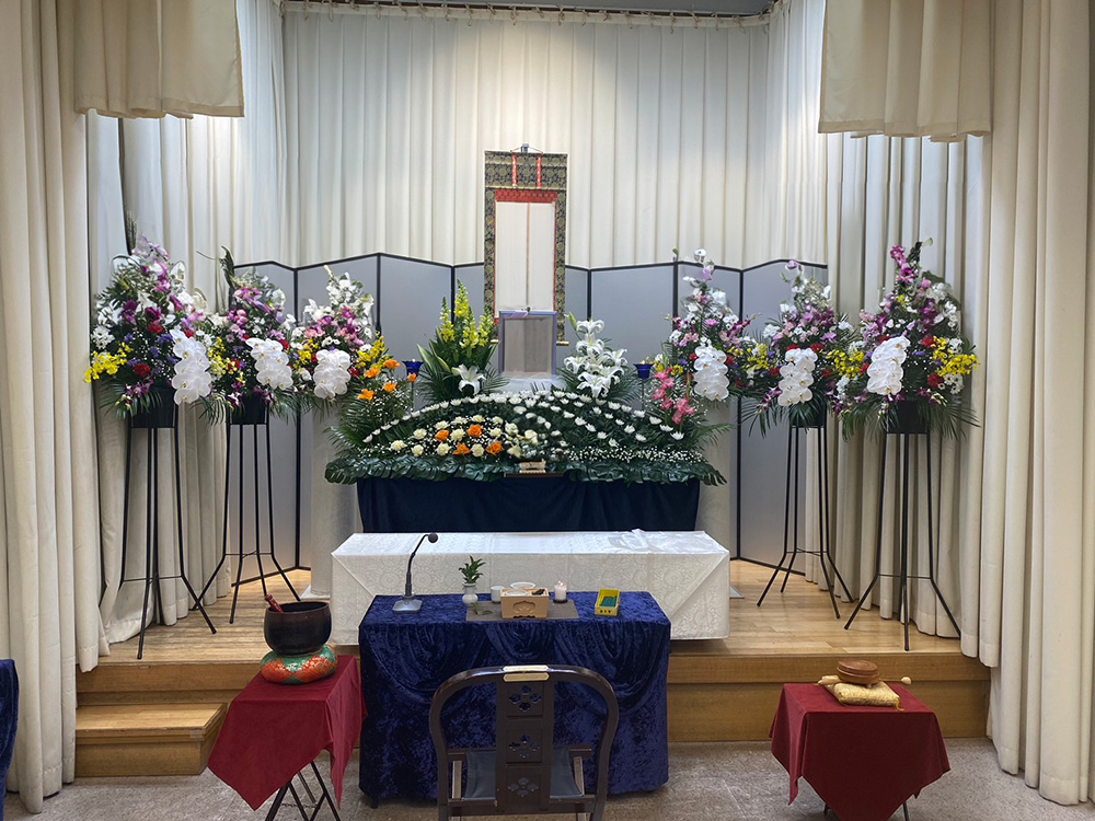 2024年2月20日 堺市立斎場第三式場 1日葬 親族15名 仏式
