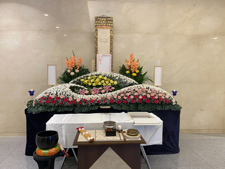 2024年4月12日 河内長野斎場内式場 1日葬 親族5名 仏式
