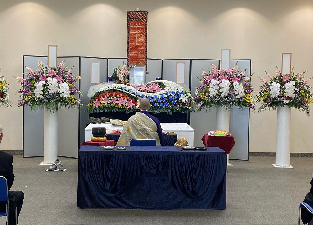 2024年6月3日 大阪市立瓜破斎場 １日葬 親族14名 一般12名 仏式